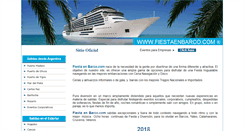 Desktop Screenshot of fiestaenbarco.com